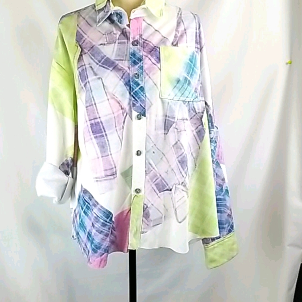 2 piece flannel lined tunic paint suit.